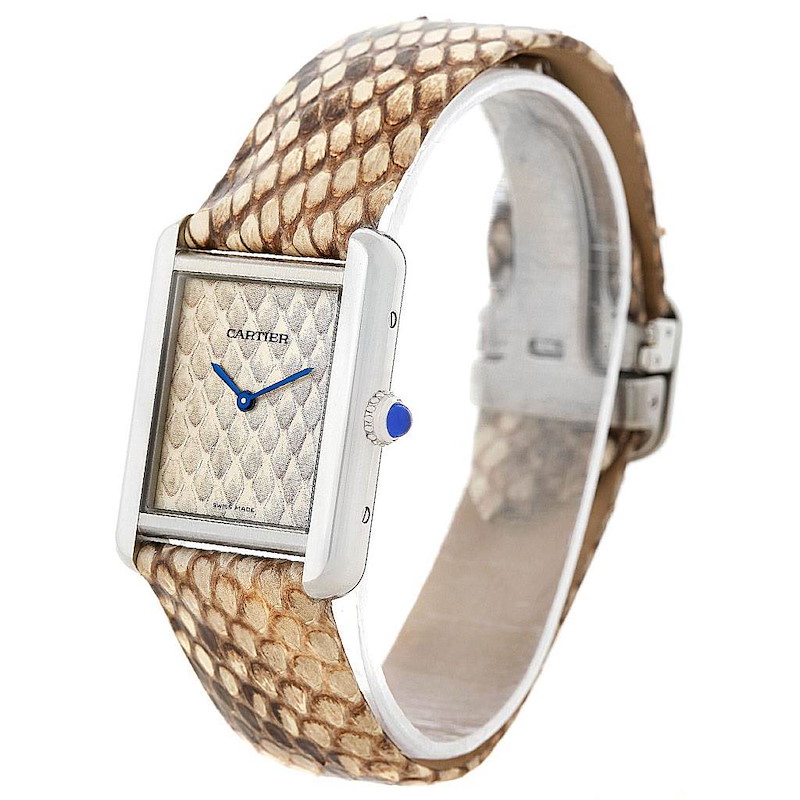 Cartier Tank Solo Stainless Steel W5200020 | Stock 8221 | SwissWatchExpo