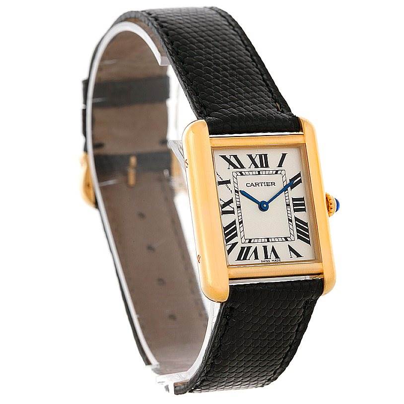 Cartier Tank Solo Small Gold and Steel Watch W1018755 | SwissWatchExpo