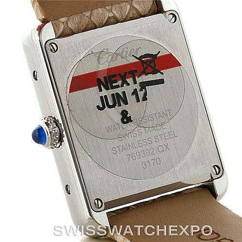 Cartier Tank Solo Stainless Steel W5200020 | Stock 8225 | SwissWatchExpo