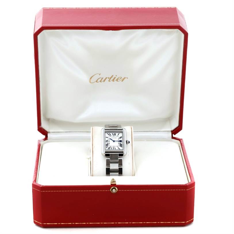 Cartier Tank Solo Small Stainless Steel Watch W5200013 | SwissWatchExpo