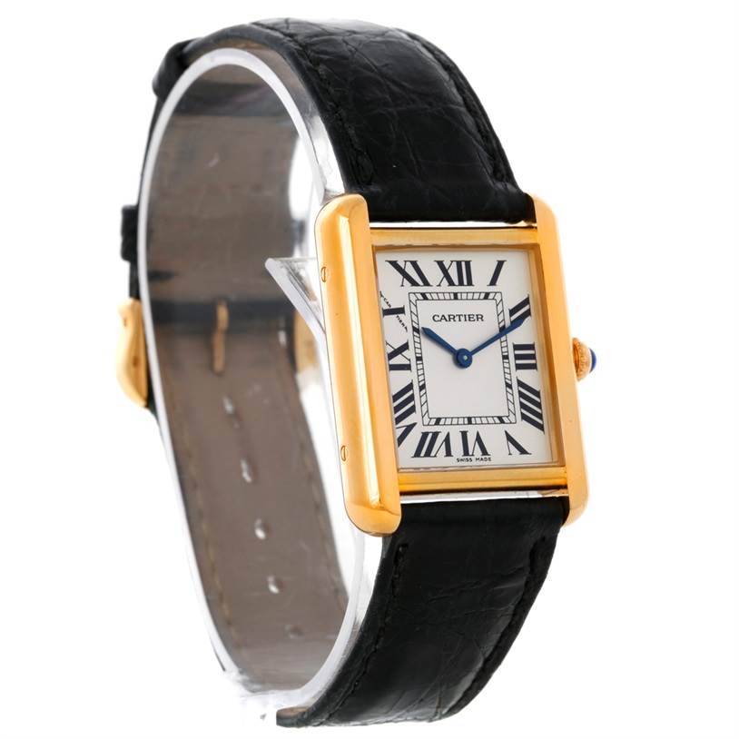 Cartier Tank Solo Small Gold and Steel Watch W1018755 | SwissWatchExpo