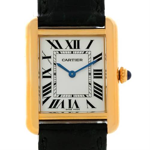 Photo of Cartier Tank Solo Small Gold and Steel Watch W1018755