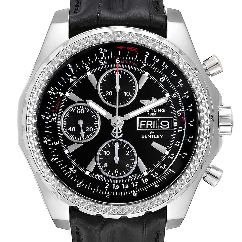 Breitling Bentley Motors GT Special Edition Mens Watch A13362 Box Card  SwissWatchExpo