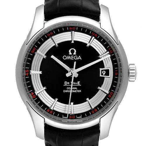 Photo of Omega DeVille Hour Vision Black Dial Mens Watch 431.33.41.21.01.001 Unworn