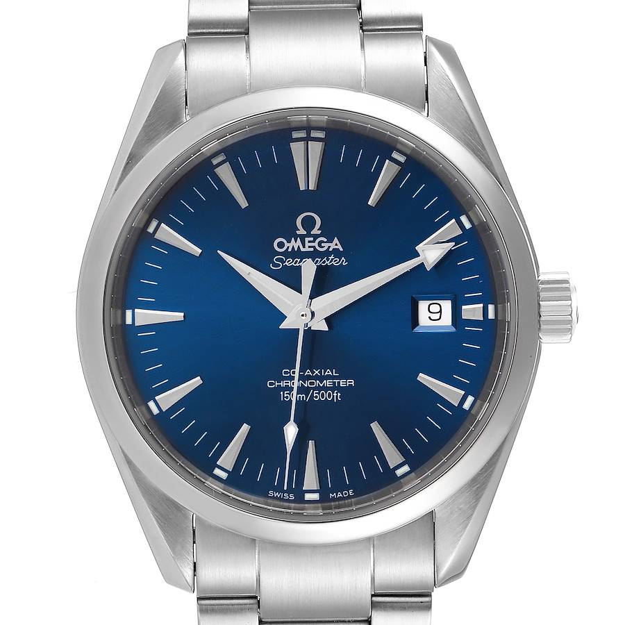 Omega Seamaster Aqua Terra Blue Dial Steel Mens Watch 2503.80.00 SwissWatchExpo