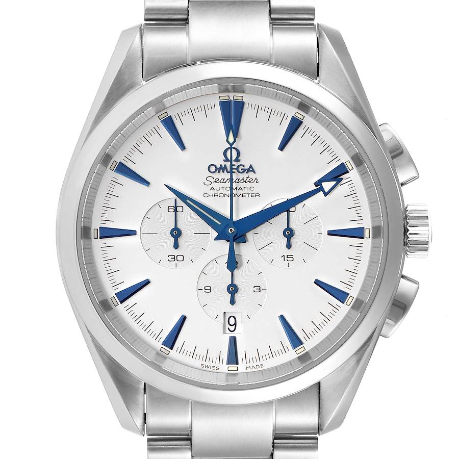 Omega Seamaster Aqua Terra XL Chronograph Watch 2512.30.00 Box Card SwissWatchExpo