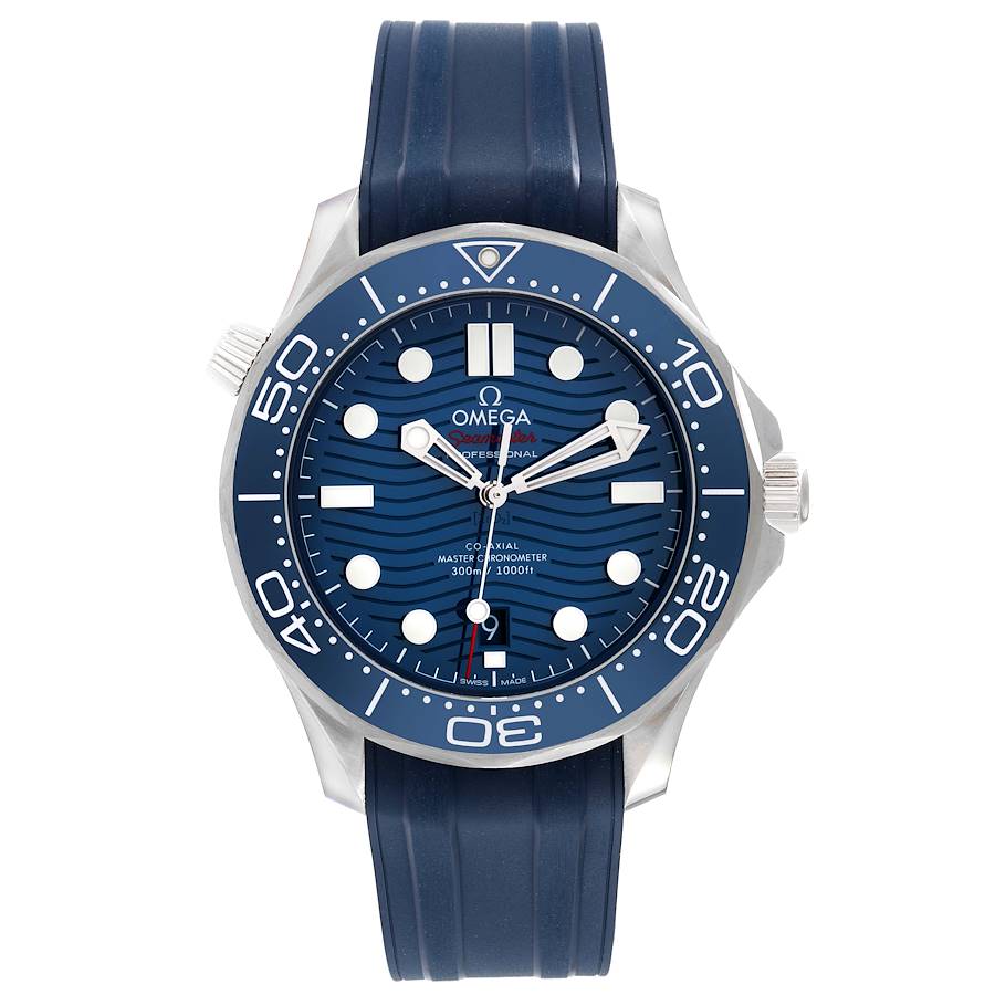 Omega Seamaster Diver 300M Co-Axial Mens Watch 210.32.42.20.03.001 Box Card SwissWatchExpo
