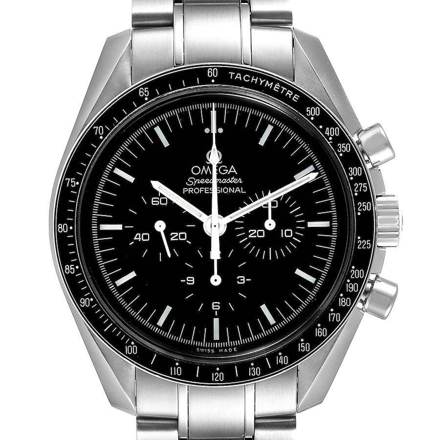 Omega Speedmaster Moonwatch Steel Watch 311.30.42.30.01.005 Box Card SwissWatchExpo