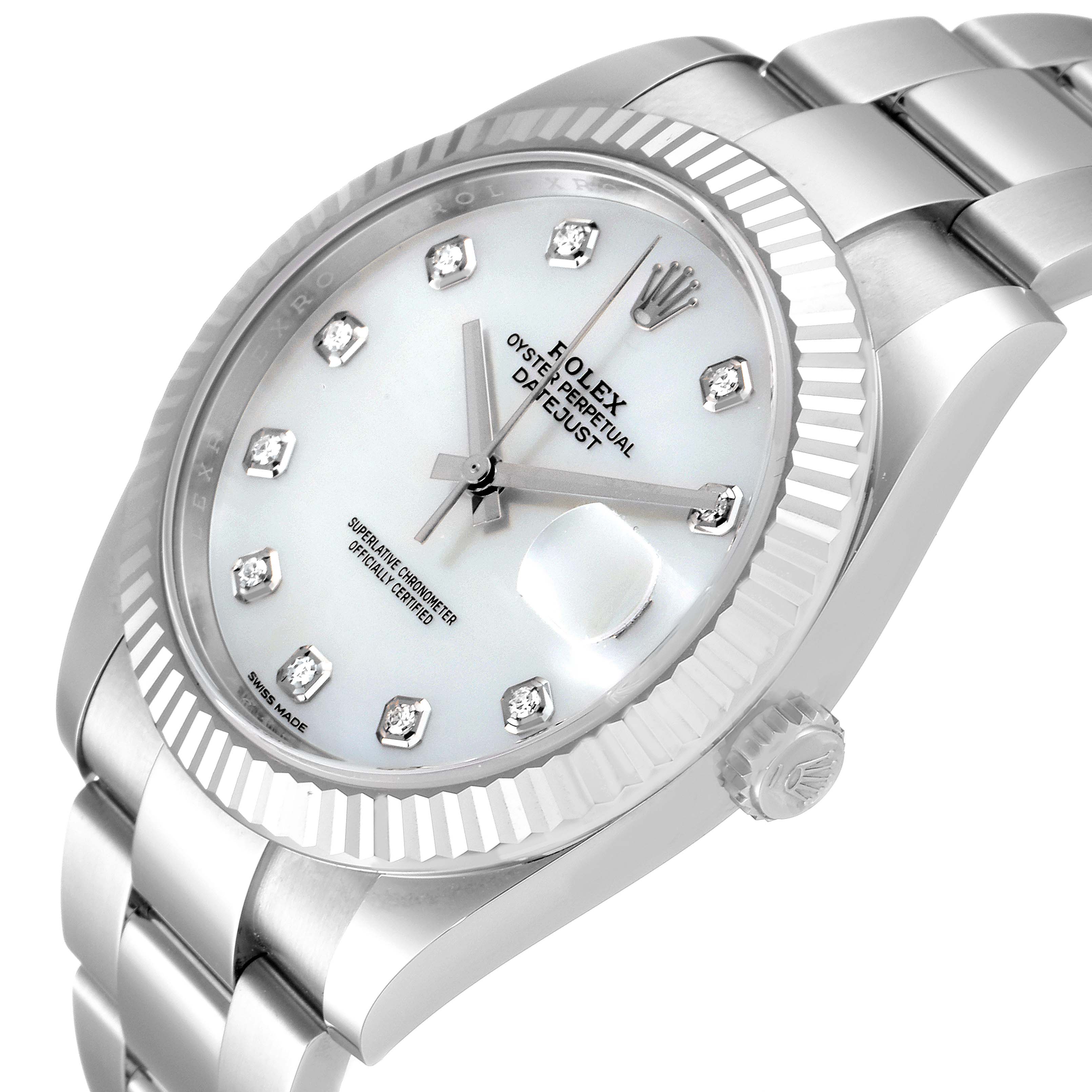 rolex datejust 41 white gold