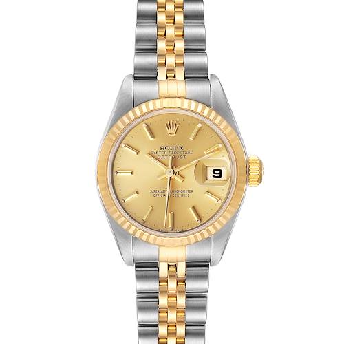 Photo of Rolex Datejust Steel Yellow Gold Jubilee Bracelet Ladies Watch 79173