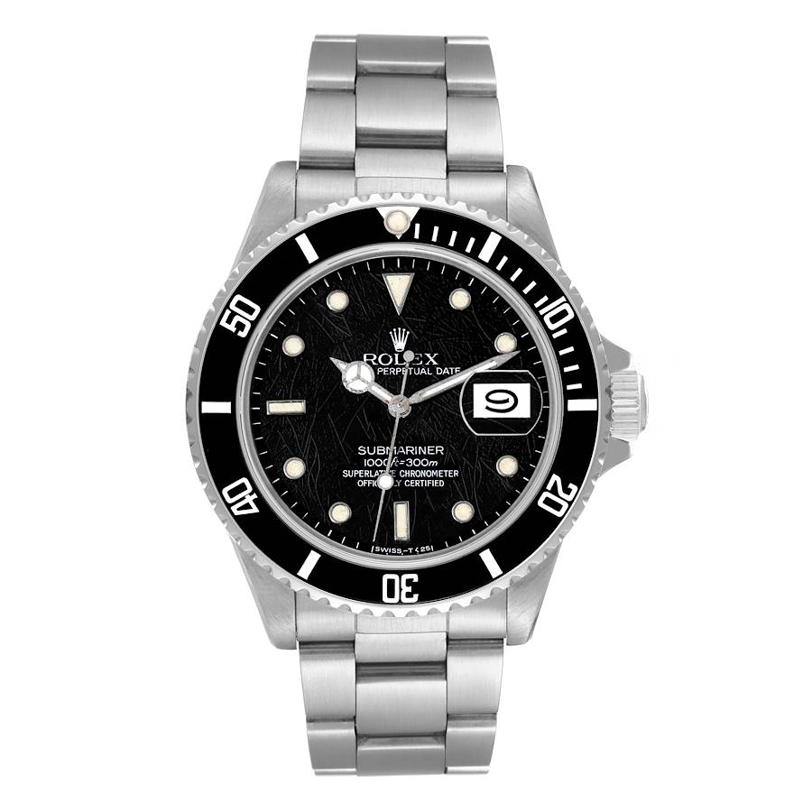 Rolex Submariner 16800 Date - 40mm Mens Watch - Black Dial - Serviced - 1986