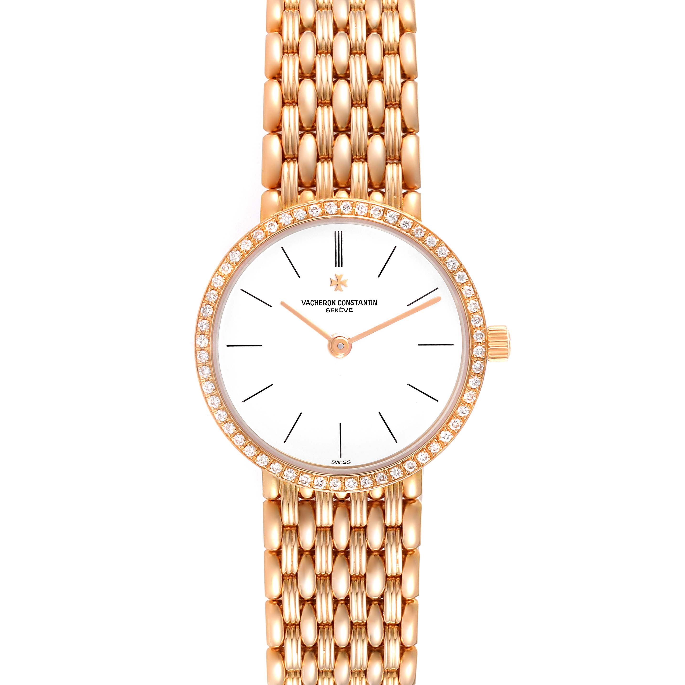 Shiny Beige Alligator strap for Vacheron Constantin watches