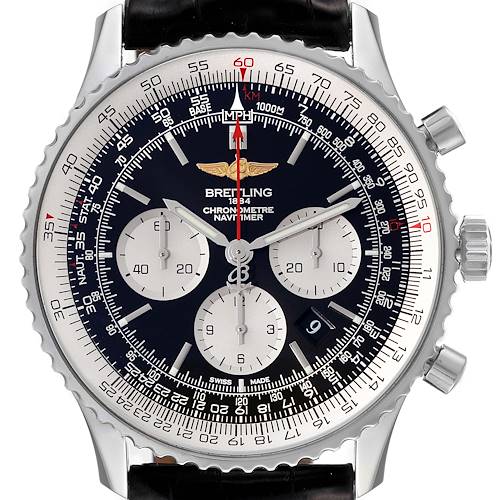 Photo of Breitling Navitimer 01 46mm Black Steel Dial Mens Watch AB0127
