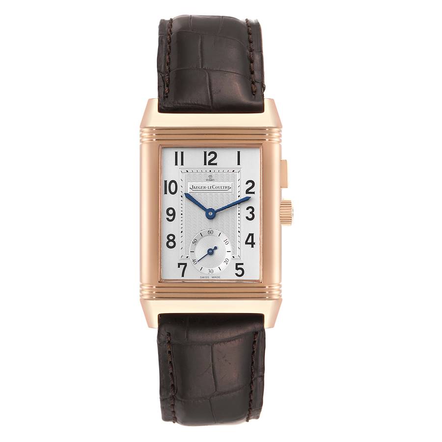 NOT FOR SALE Jaeger LeCoultre Reverso Duoface Rose Gold Mens Watch