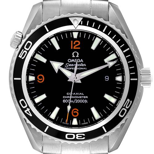 Photo of Omega Seamaster Planet Ocean XL Co-Axial Steel Mens Watch 2200.51.00 Box Card