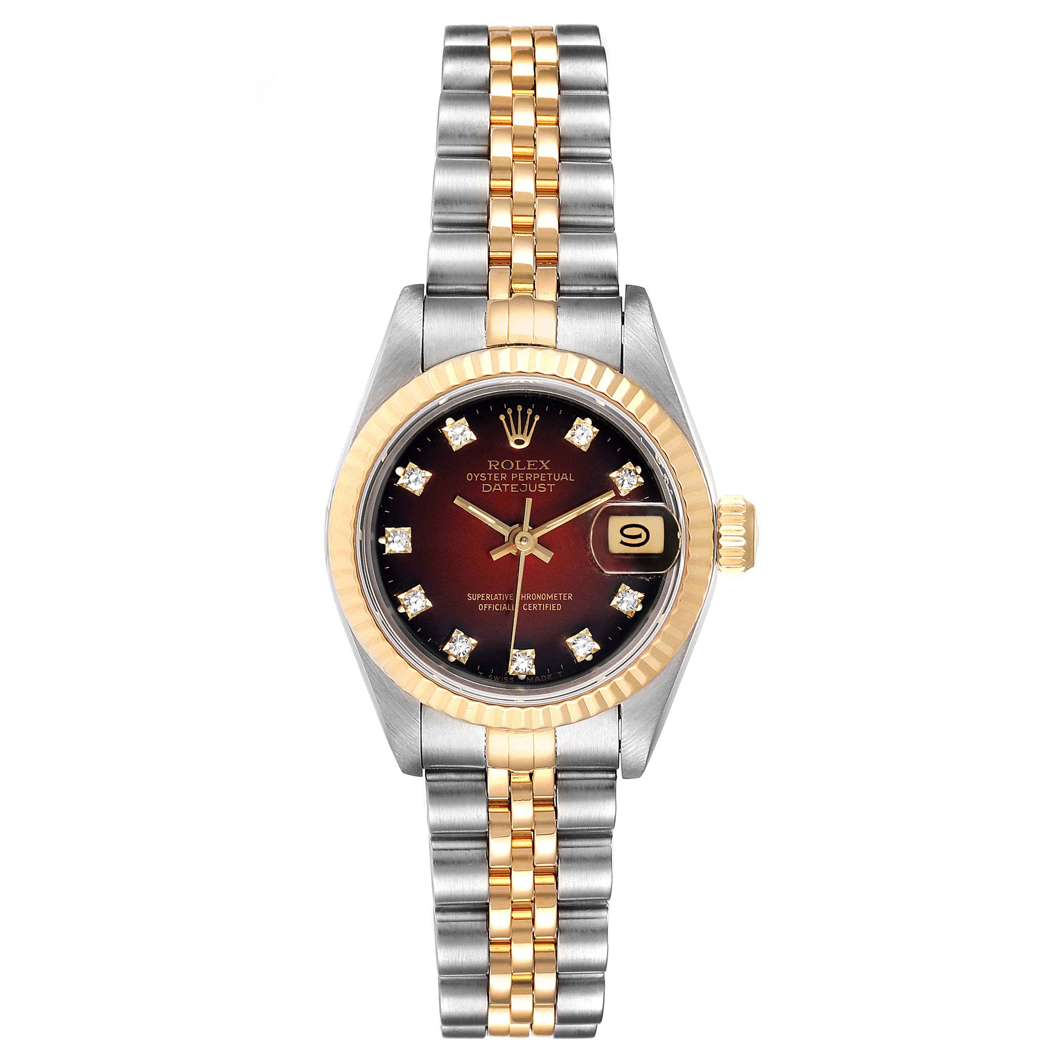 ROLEX DATEJUST 69173 2コマ rolex-datejust-steel-yellow-