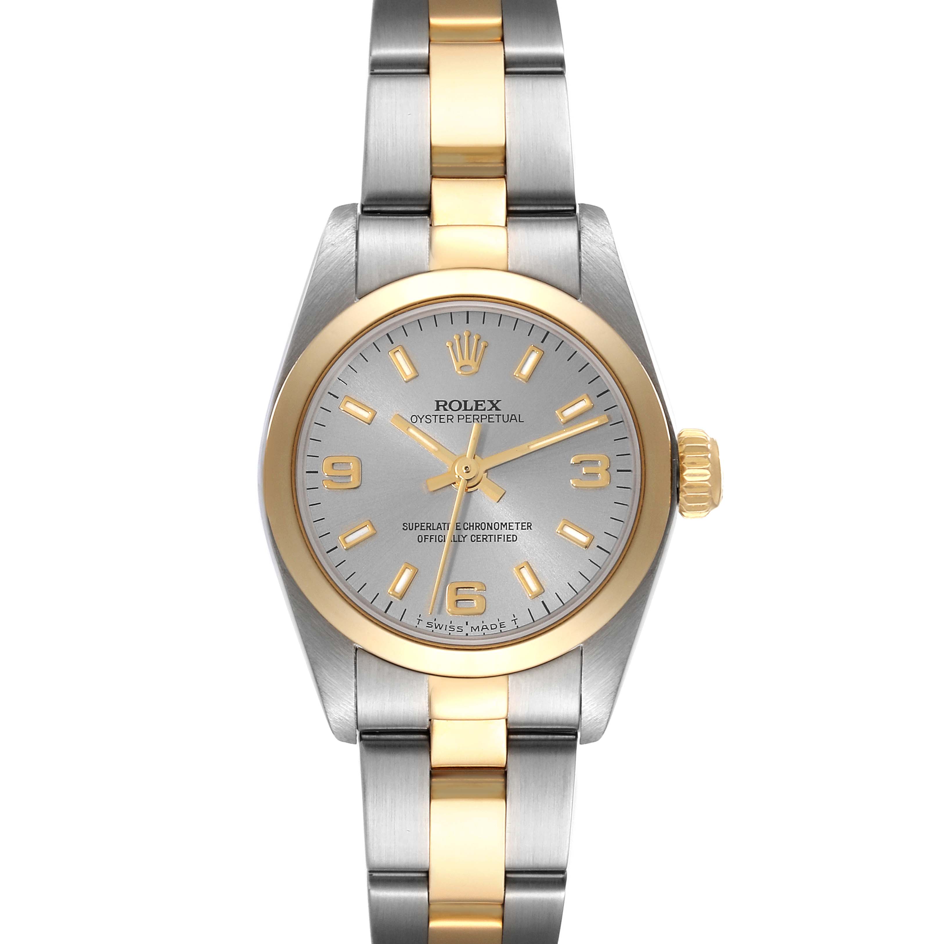 Rolex Oyster Perpetual Steel and Gold (two tone) 67183