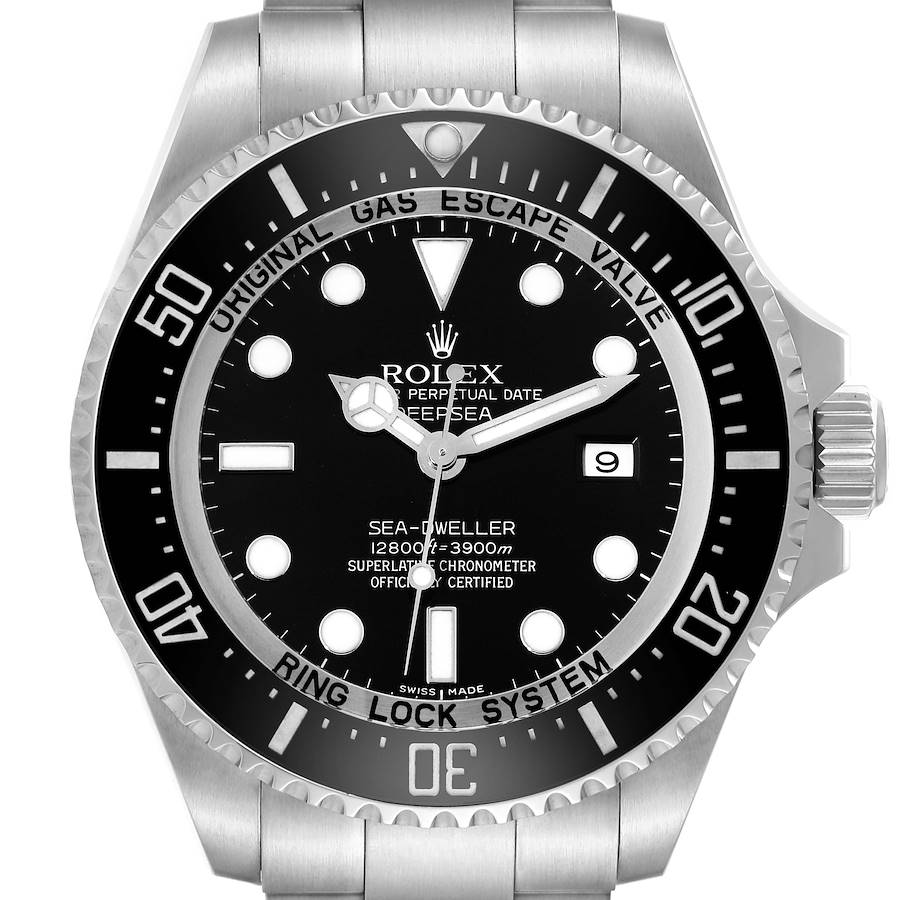 Rolex Seadweller Deepsea Ceramic Bezel Steel Mens Watch 116660 SwissWatchExpo