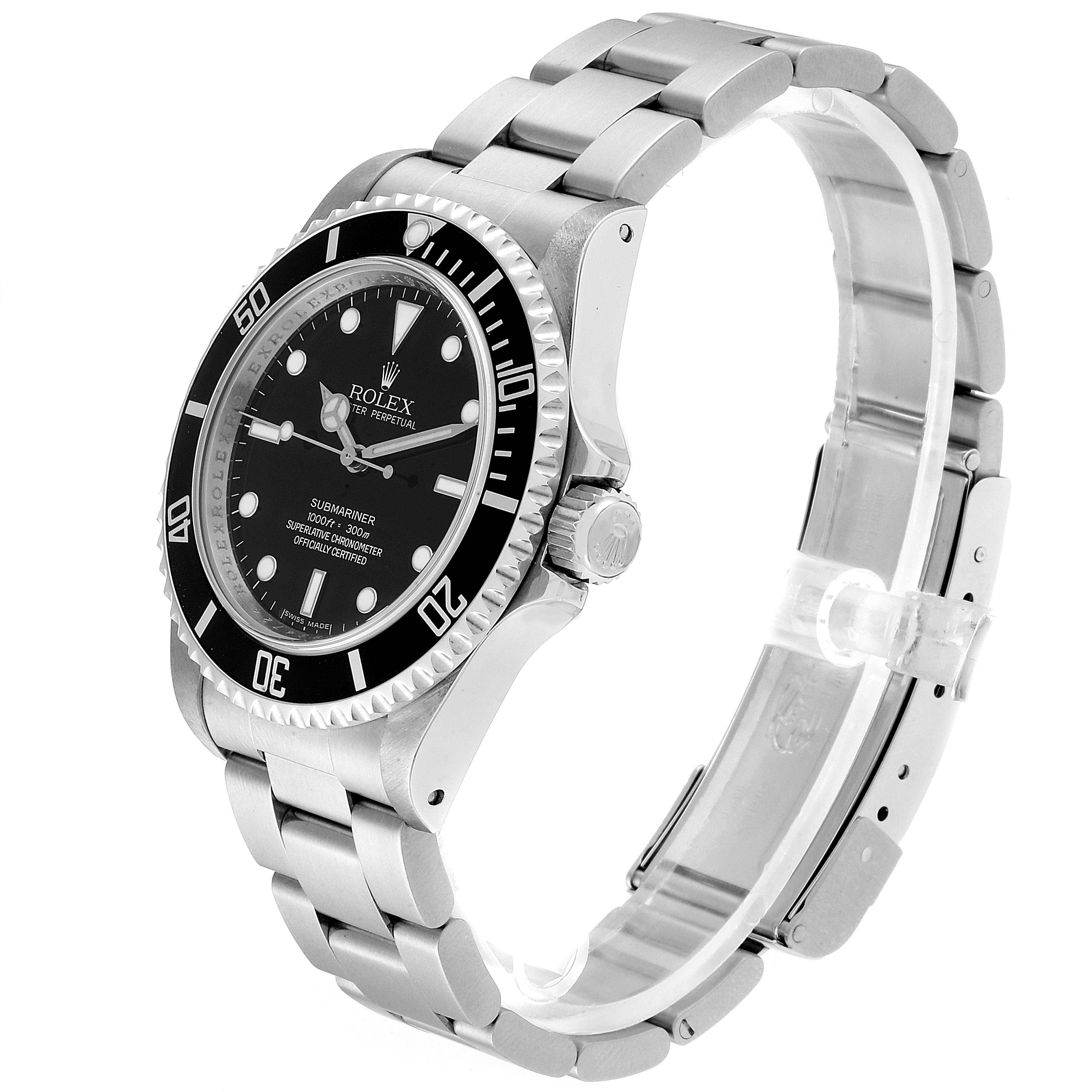 Rolex Submariner 40mm Non-Date 4 Liner Steel Steel Mens Watch 14060 ...