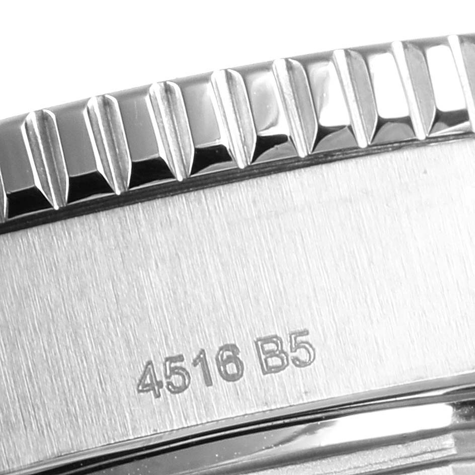 The close-up image shows the brushed metal case and part of the bezel of a Breitling Superocean A17392D8/C910 Men
s Stainless Steel Black Dial A17392D8/C910 Men
s Stainless Steel Black Dial watch, including engraved markings.