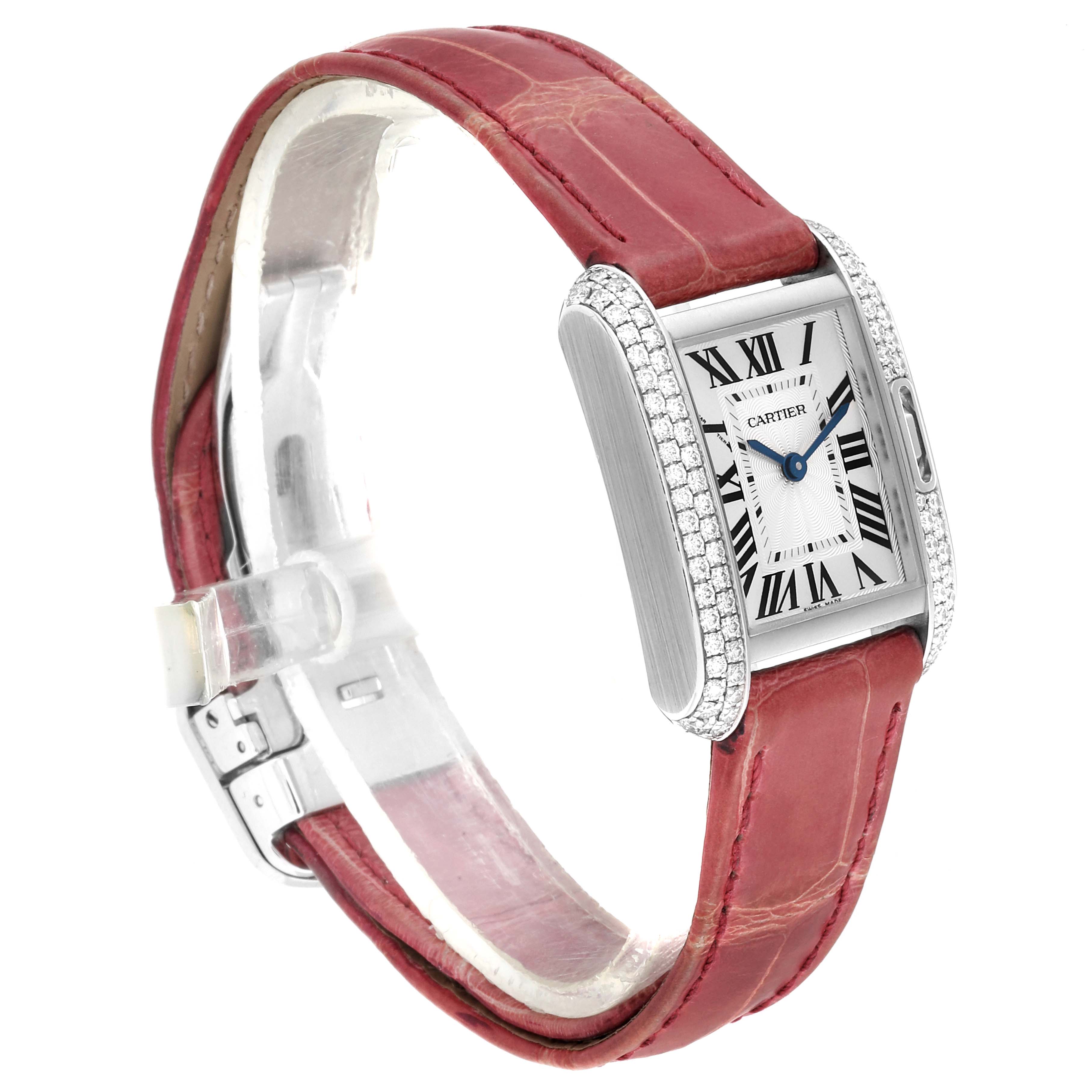cartier tank anglaise white gold price