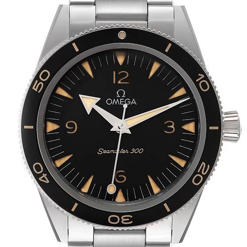Photo of Omega Seamaster 300 Master Co-Axial Steel Mens Watch 234.30.41.21.01.001 Box Card