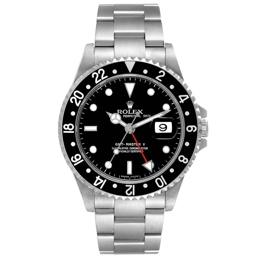 吹付GOLD10、黒10 Rolex GMT-Master Stainless Steel 16710 | Stock 53446
