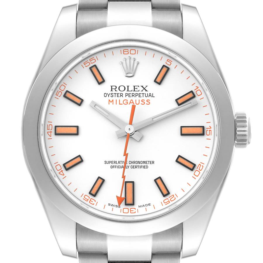 Rolex milgauss orange sale