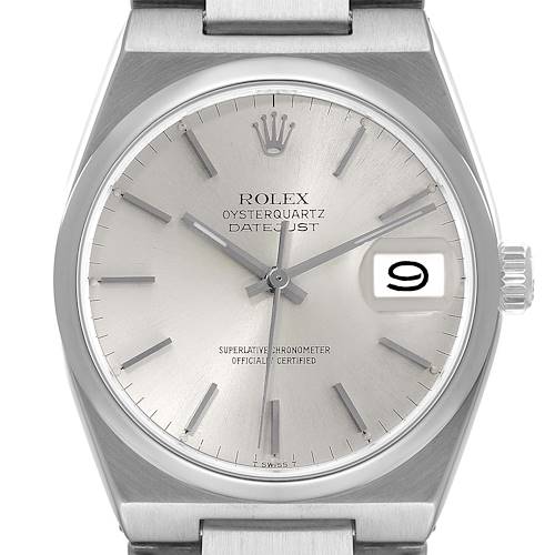 Photo of NOT FOR SALE Rolex Oysterquartz Datejust Silver Dial Steel Mens Watch 17000 PARTIAL PAYMENT