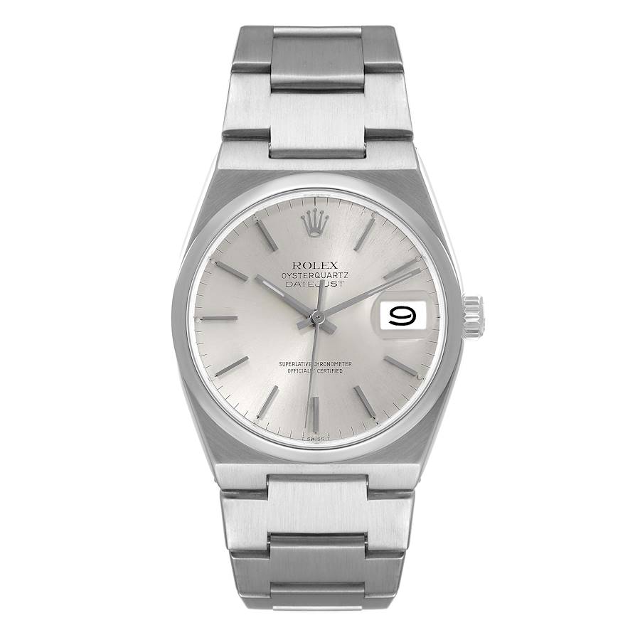 NOT FOR SALE Rolex Oysterquartz Datejust Silver Dial Steel Mens