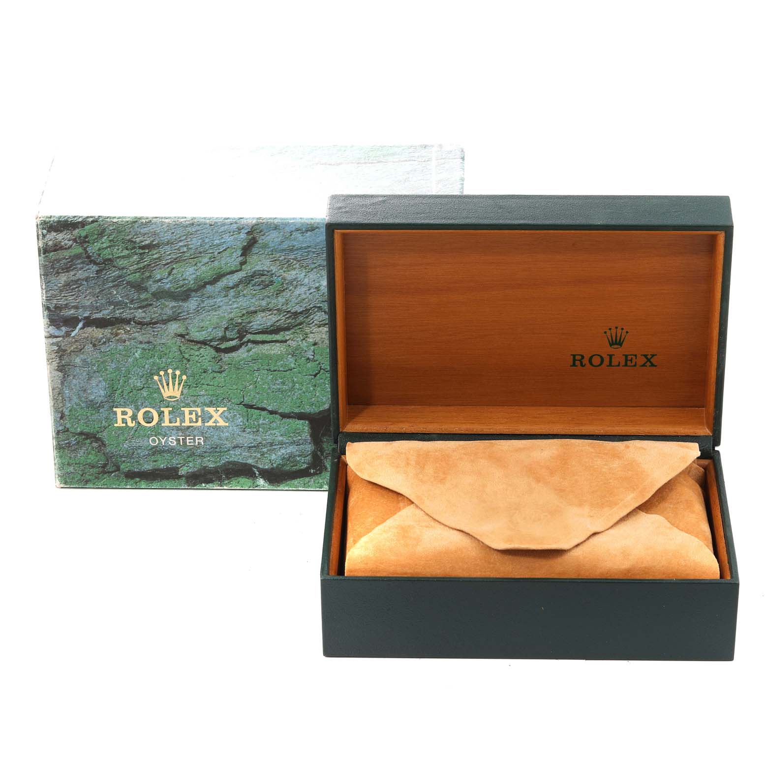 This image shows the presentation box and packaging for the Rolex Yacht-Master 69623 Women's Steel and Gold (two tone) White Dial 69623 Women's Steel and Gold (two tone) White Dial watch.