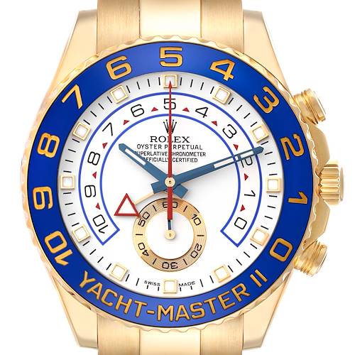 Photo of Rolex Yachtmaster II Regatta Chronograph Yellow Gold Watch 116688