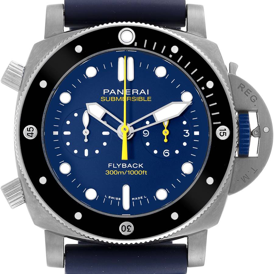 Panerai Submersible Chrono Mike Horn Titanium Mens Watch PAM01291 SwissWatchExpo