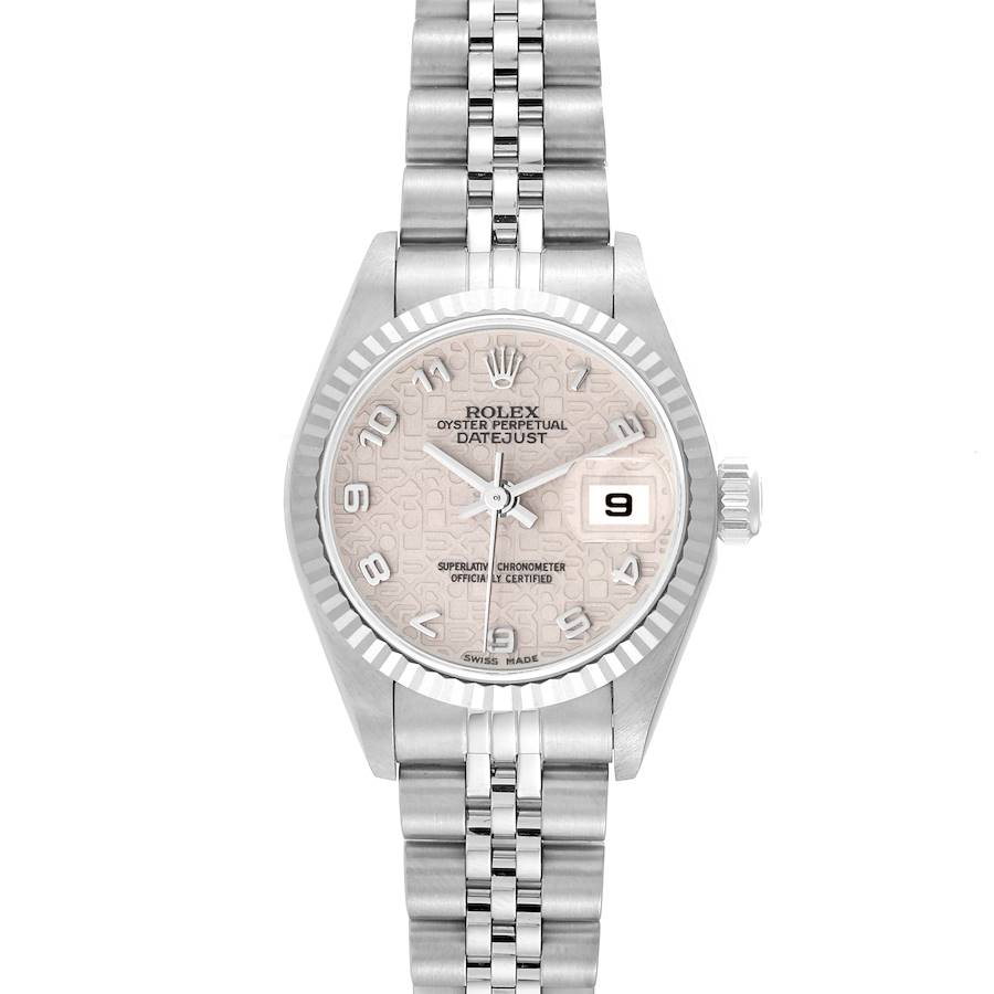 Rolex Datejust Steel White Gold Ivory Dial Ladies Watch 79174 Box Papers SwissWatchExpo