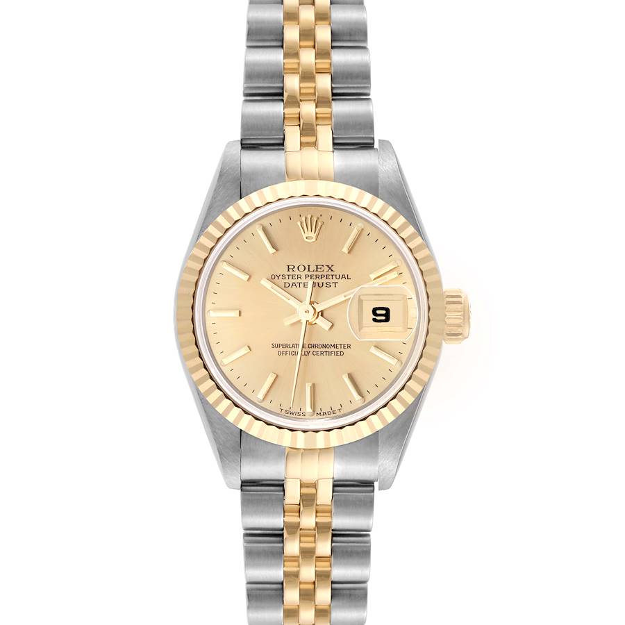 Rolex Datejust Steel Yellow Gold Ladies Watch 69173 Box Papers SwissWatchExpo