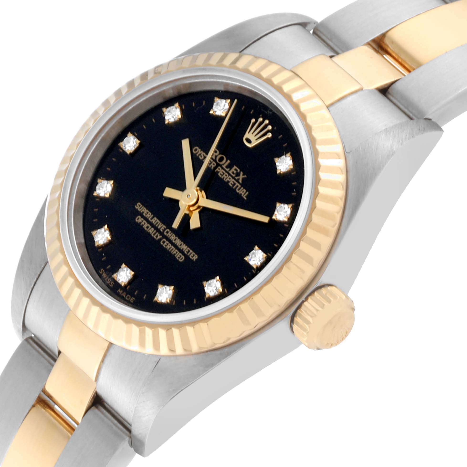 Rolex Oyster Perpetual Steel and Gold (two tone) 76193