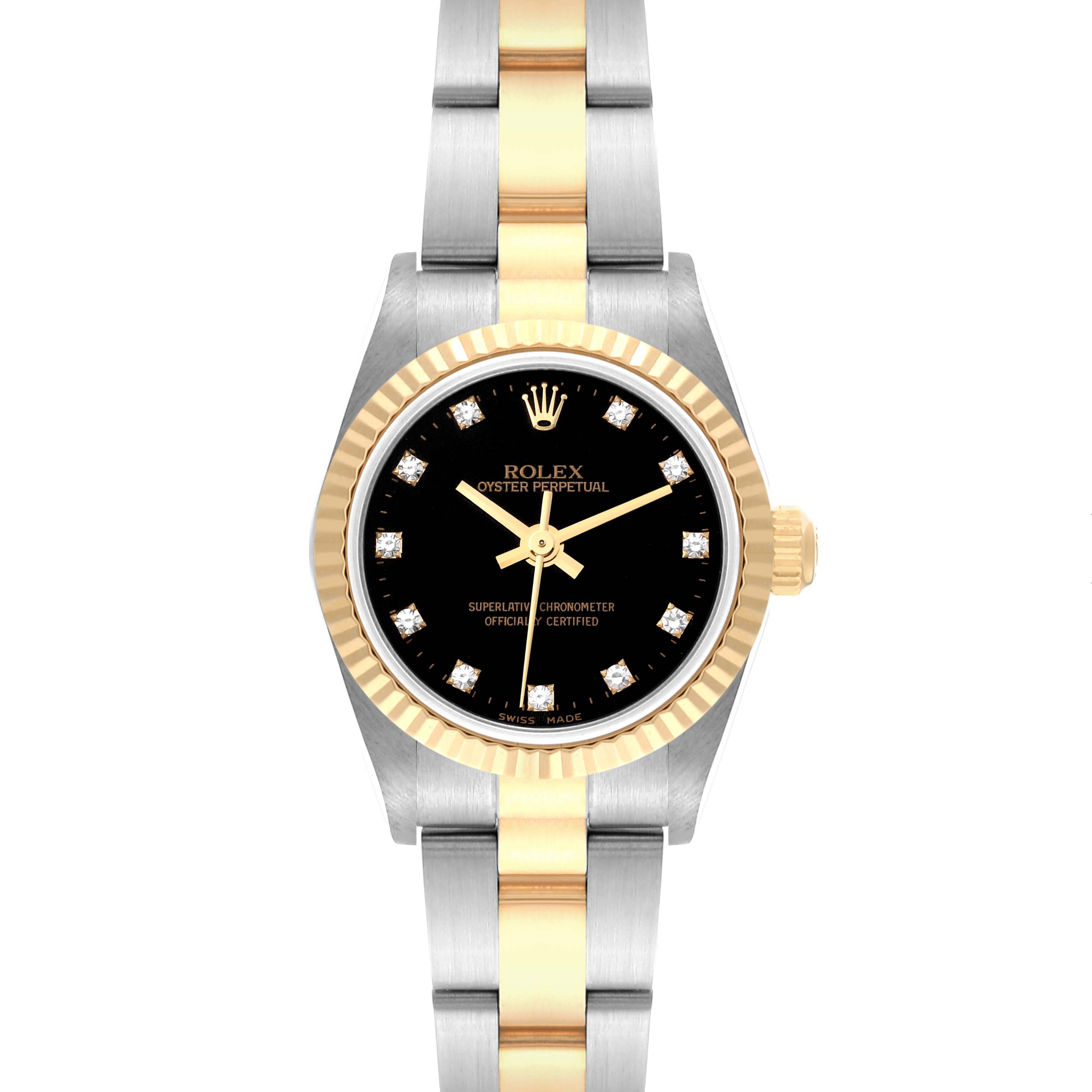 Rolex Oyster Perpetual Steel and Gold (two tone) 76193