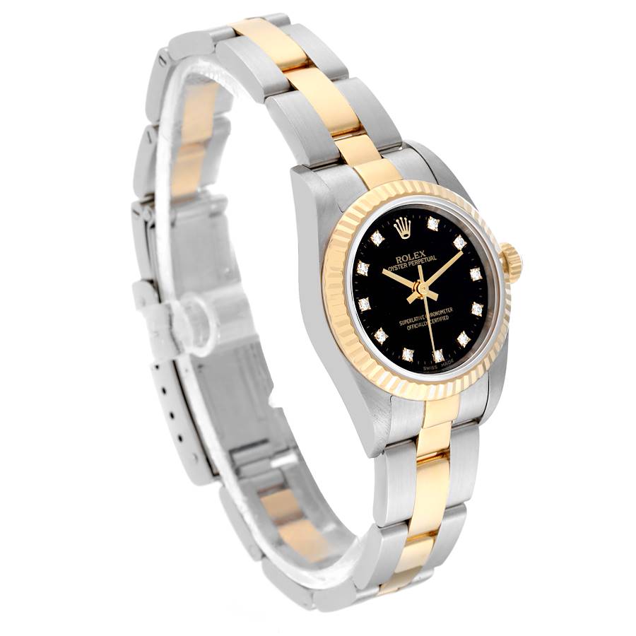 Rolex Oyster Perpetual Steel and Gold (two tone) 76193