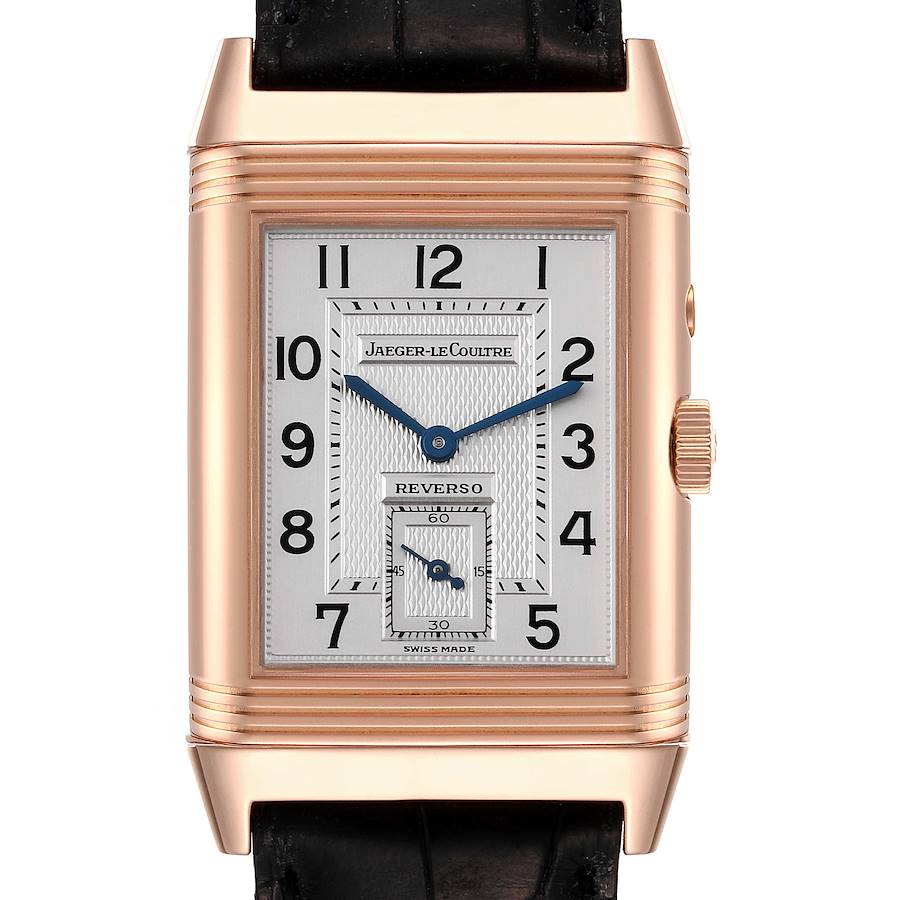 Jaeger LeCoultre Reverso Duo Day Night Rose Gold Watch 270.2.54 Q270254 SwissWatchExpo
