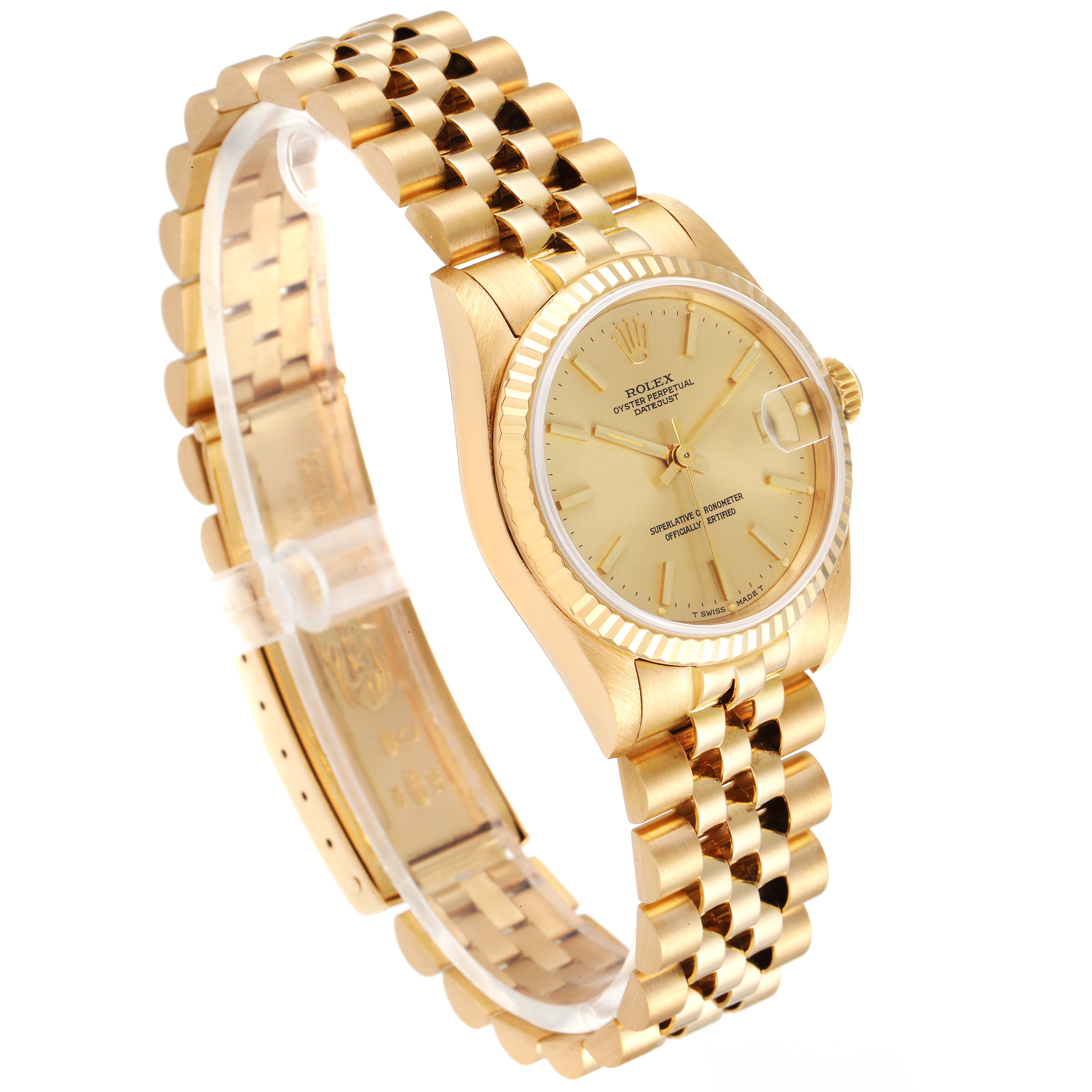 rolex datejust 31mm steel and yellow gold