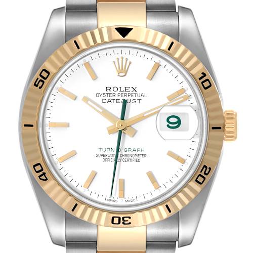 Photo of Rolex Turnograph Datejust Steel Yellow Gold Japan Limited Edition Mens Watch 116263