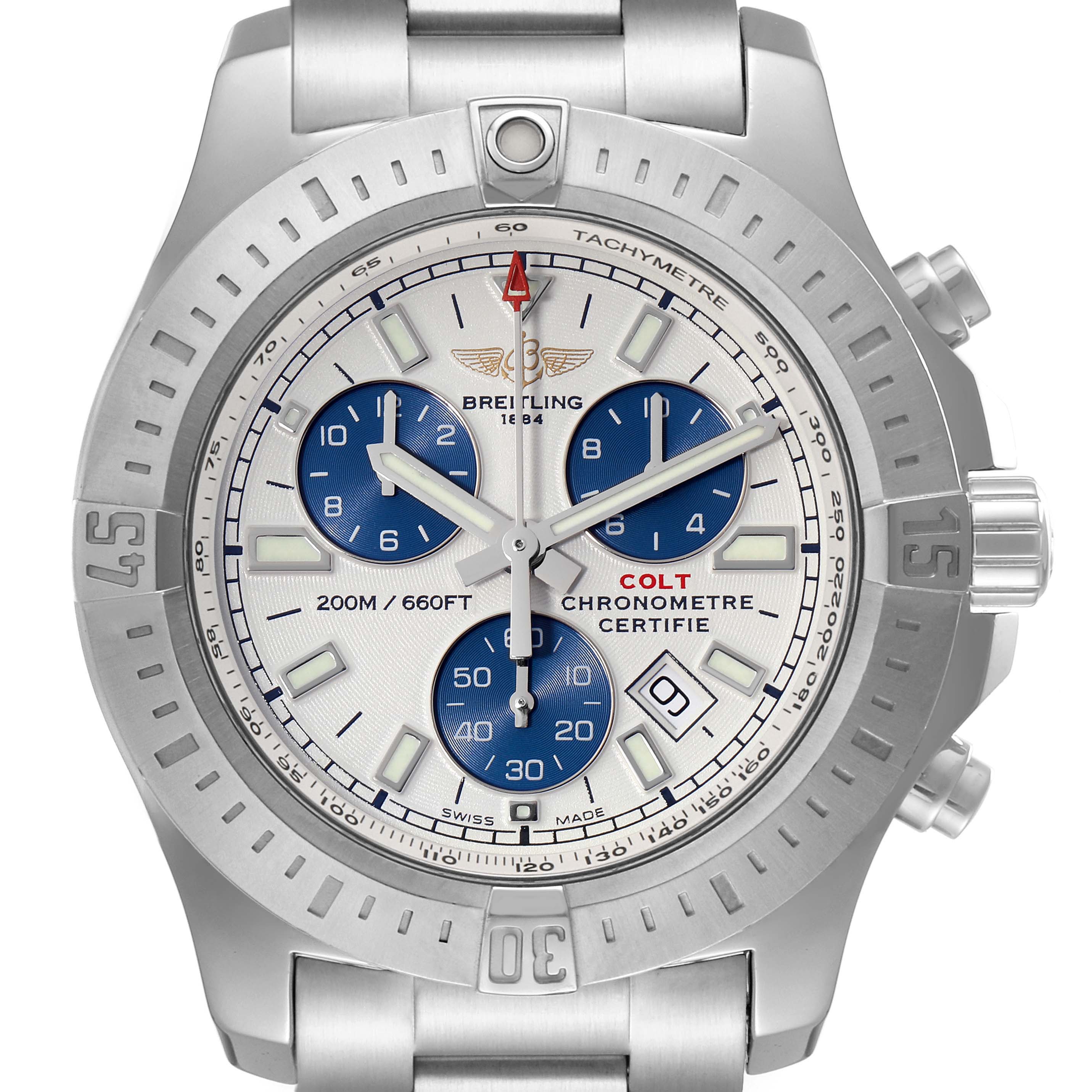 Breitling Colt 青文字盤 ステンレス Breitling Colt Stainless Steel A73388 | Stock 44209