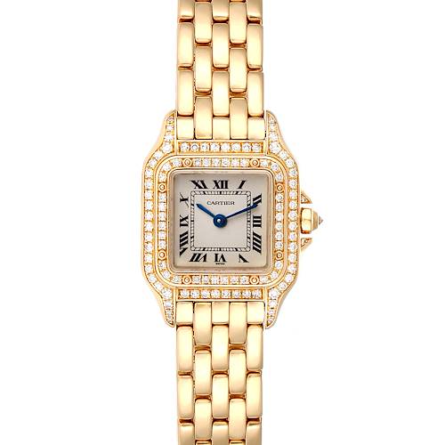 Photo of Cartier Panthere 18k Yellow Gold Diamonds Ladies Watch WF3072B9