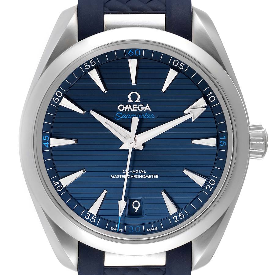 Omega Seamaster Aqua Terra Blue Dial Steel Mens Watch 220.12.41.21.03.001 Box Card SwissWatchExpo