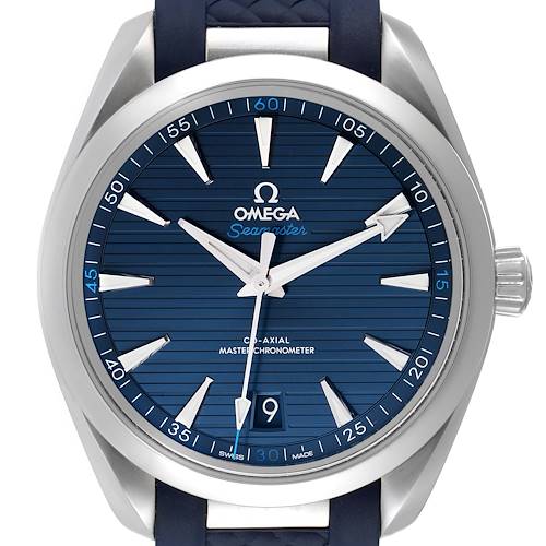 Photo of Omega Seamaster Aqua Terra Blue Dial Watch 220.12.41.21.03.001 Box Card