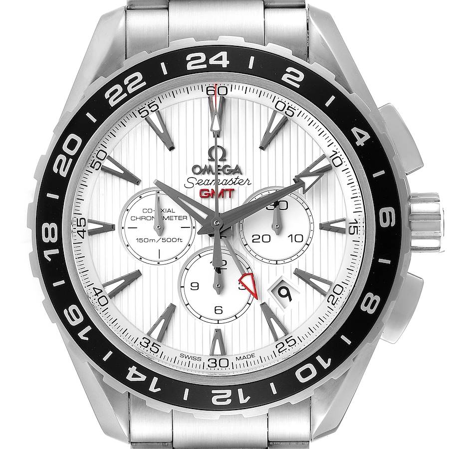 Omega Seamaster Aqua Terra GMT Mens Watch 231.10.44.52.04.001 SwissWatchExpo