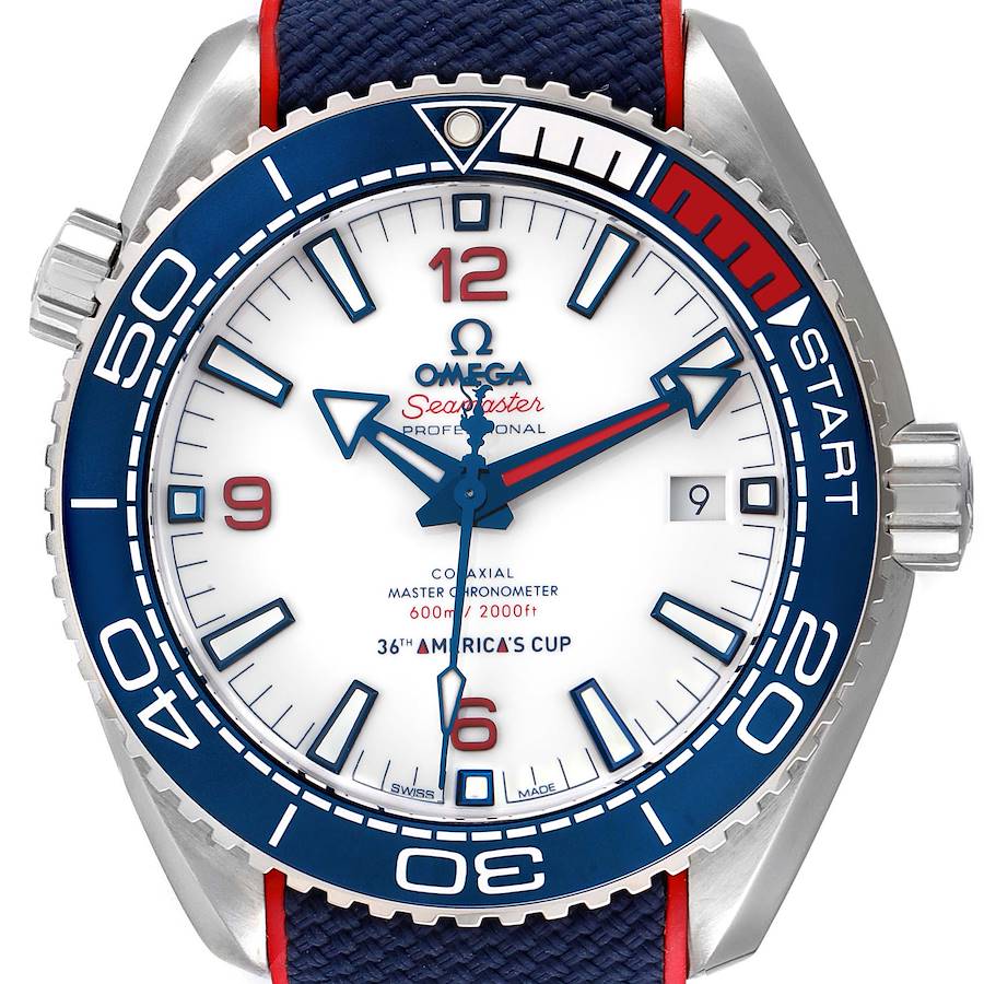 Omega Seamaster Planet Ocean America Cup LE Watch 215.32.43.21.04.001 Unworn SwissWatchExpo