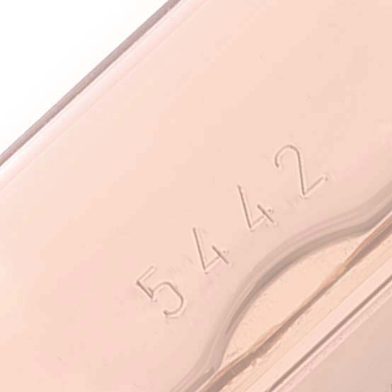 This image shows a close-up of a serial number (5442) on the Rolex Cellini 5442 Men's Rose Gold Black Dial 5442 Men's Rose Gold Black Dial watch case.