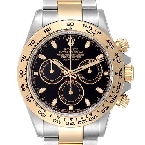 Photo of Rolex Cosmograph Daytona Black Dial Steel Yellow Gold Mens Watch 116503 - PARTIAL PAYMENT ONLY