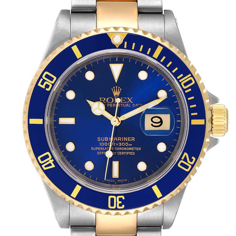 NOT FOR SALE Rolex Submariner Blue Dial Steel Yellow Gold Mens Watch 16613 Box Papers PARTIAL PAYMENT SwissWatchExpo
